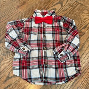 Christmas Bow Tie Shirt